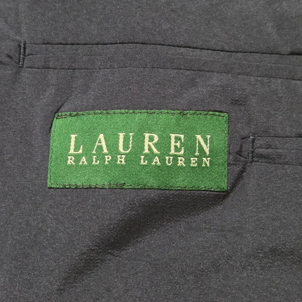 Lauren Ralph Lauren Navy Blue 100% Wool Gold Buttons‎ Blazer Macy's Men's 41R